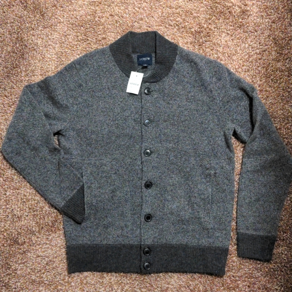J.Crew • Lambswool Bomber - Picture 4 of 5